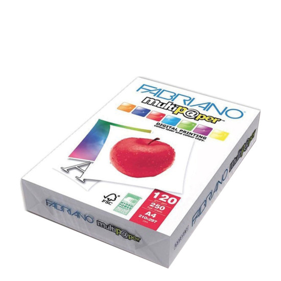 Fabriano Multipaper χαρτί Α4 120γρ 250φ λευκό