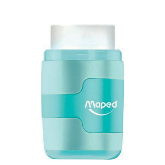Maped connect 049231 γόμα - ξύστρα παστέλ βεραμάν