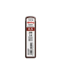 Rotring Tikky 505506 μύτες μηχανικού 0.5mm 2B 12τμχ