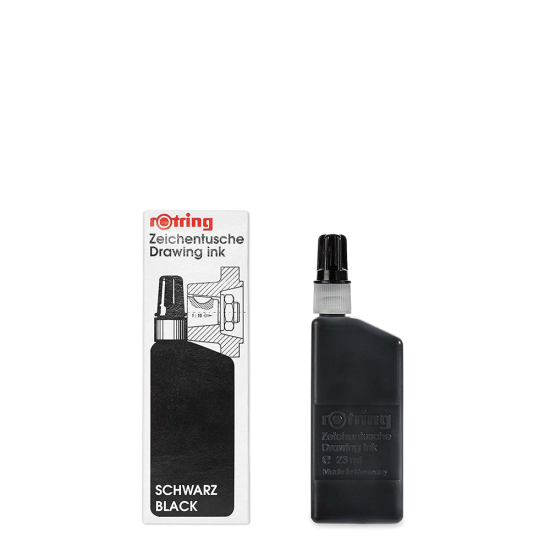Rotring 591017 μελάνι ραπιδογράφου 23ml μαύρο