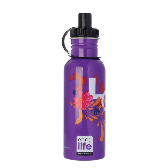 Ecolife 33-BO-1006 παγούρι 600ml Love