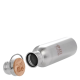 Ecolife 33-BO-1008 παγούρι Bamboo 750ml ασημί