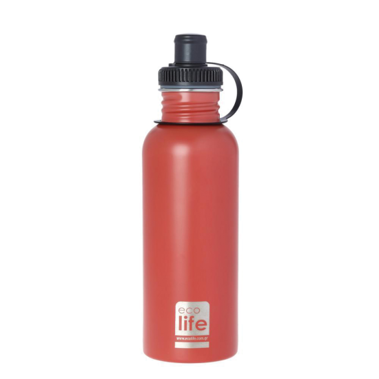 Ecolife 33-BO-1013 παγούρι 600ml mat Coral