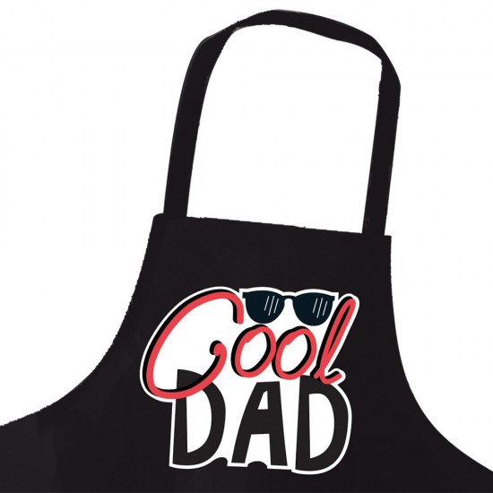 Δωρόσημο 10705 ποδιά μαγειρικής - cool dad 68cm μαύρο