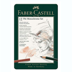Faber Castell pitt graphite 112975 σετ μολύβια συμπαγούς γραφίτη 12τμχ