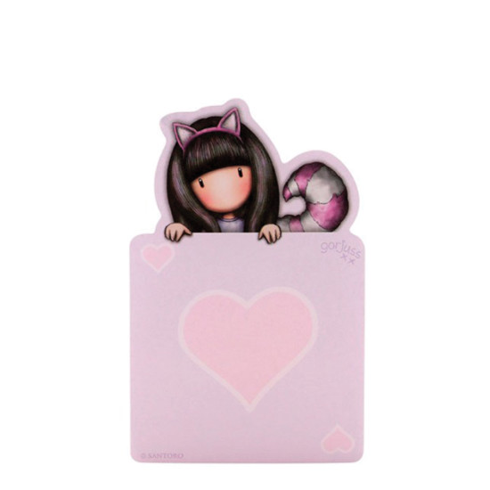 Santoro Gorjuss 1136GJ01 χαρτάκια σημειώσεων με βάση Cheshire cat