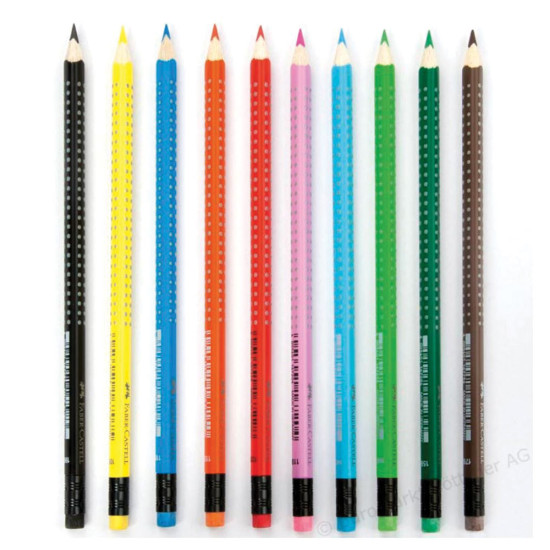 Faber Castell 116613 grip ξυλομπογιές με γόμα 10χρ.
