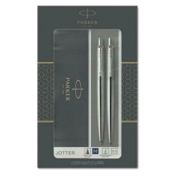 Parker Jotter Duo 1171.9026.08 σετ στυλό/μηχανικό μολύβι BP-MP ασημί