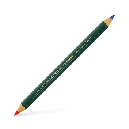 Faber Castell Jumbo 117500 color 873 μολύβι διπλό κόκκινο/μπλε