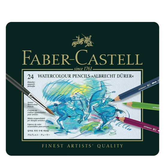 Faber Castell 117524 σετ ξυλομπογιές ακουαρέλας 24τμχ