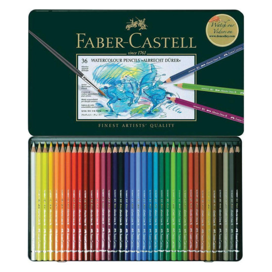 Faber Castell 117536 σετ ξυλομπογιές ακουαρέλας 36τμχ