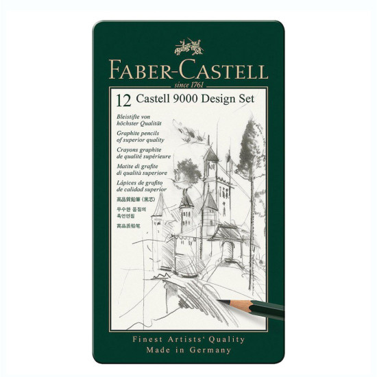 Faber Castell 9000 119064 Design κασετίνα 12τμχ.