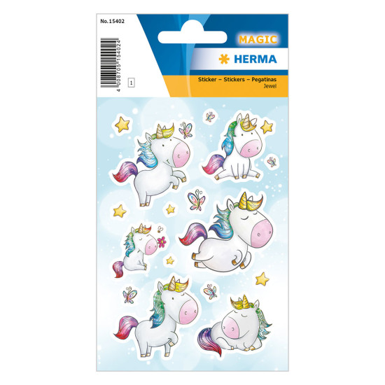 Herma magic 15402 αυτοκόλλητα μονόκεροι
