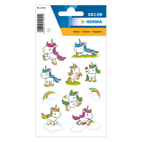 Herma decor 15451 αυτοκόλλητα μονόκεροι