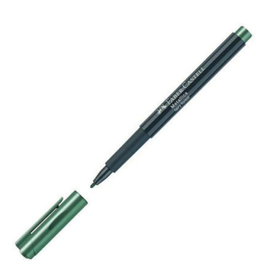 Faber Castell 160760 metallics μαρκαδόρος γραφής 1,5mm πράσινο