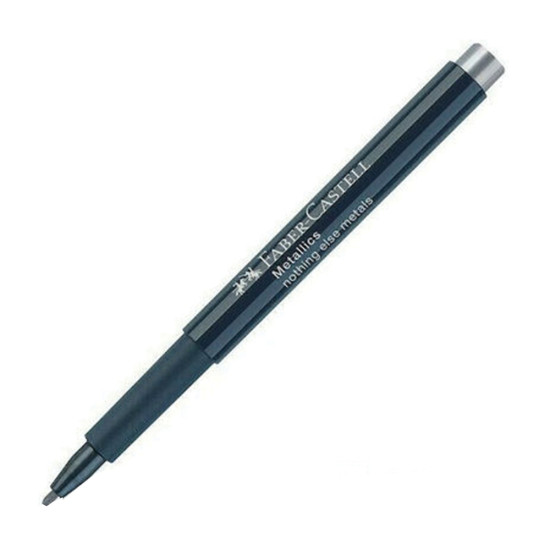 Faber Castell 160760 metallics μαρκαδόρος γραφής 1,5mm ασημί