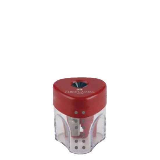 Faber Castell 183401 μονή ξύστρα auto mini κόκκινη