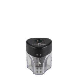 Faber Castell 183401 μονή ξύστρα auto mini μαύρη