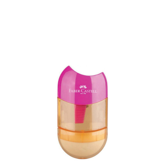 Faber Castell Apple 183604 ξύστρα με γόμα φούξια