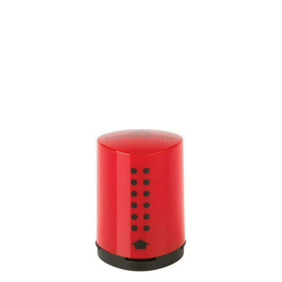 Faber Castell 183710 ξύστρα βαρελάκι mini grip κόκκινο