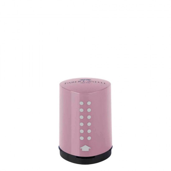 Faber Castell 183710 ξύστρα βαρελάκι mini grip ροζ