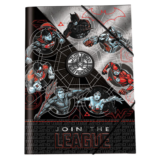 Justice league 19560 ντοσιέ με λάστιχο Α4
