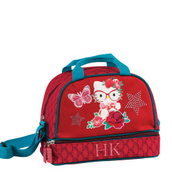 Hello kitty 198312 τσαντάκι φαγητού κόκκινο