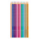 Faber Castell 201737 Sparkle Metal σετ ξυλομπογιές 12τμχ