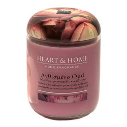 Heart and Home 275000333 κερί μεγάλο Ανθισμένο oud