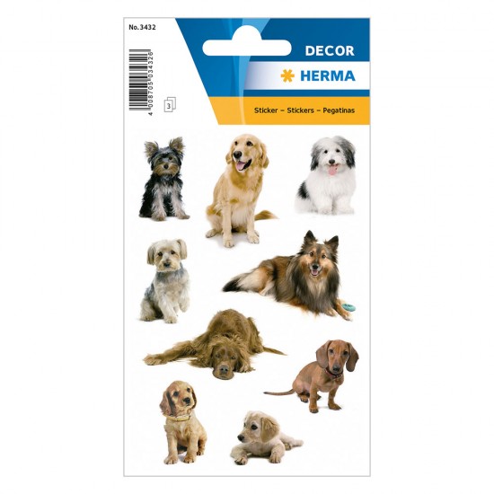 Herma decor 3432 αυτοκόλλητα σκυλάκια