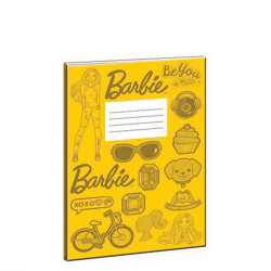 Gim 349-64400 τετράδιο καρφίτσα 17x25 40φ. Barbie