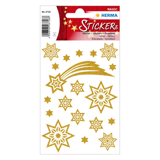 Herma magic 3726 αυτοκόλλητα glitter αστεράκια