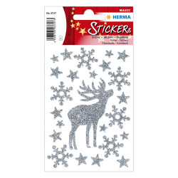 Herma magic 3727 αυτοκόλλητα glitter χριστουγεννιάτικα σχέδια