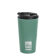 Ecolife 33-BO-4001 μεταλλικό ποτήρι coffee Thermos 370ml light blue