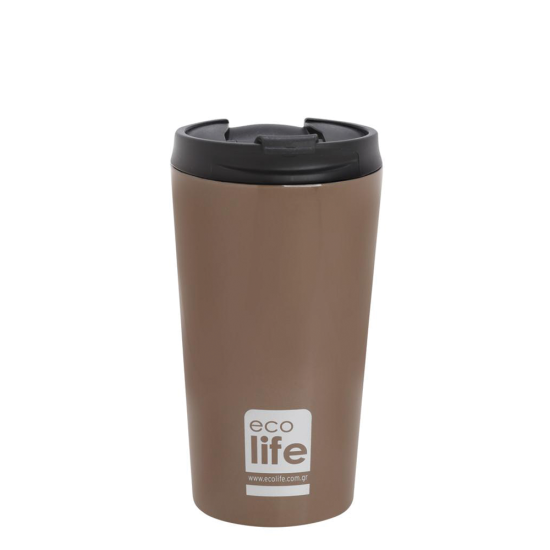 Ecolife 33-BO-4002 μεταλλικό ποτήρι coffee Thermos 370ml bronze