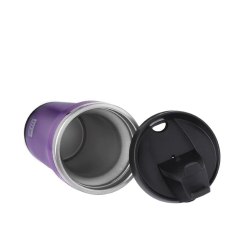 Ecolife 33-BO-4011 μεταλλικό ποτήρι coffee Thermos plastic 420ml μωβ