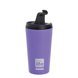 Ecolife 33-BO-4013 μεταλλικό ποτήρι coffee Thermos 370ml lilac