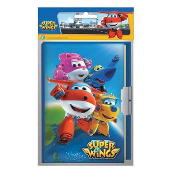 Super wings 401611 ημερολόγιο με κλειδαριά 56φ