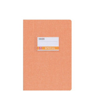 Τυποτράστ Special jeans 4166 τετράδιο καρφίτσα ριγέ 17x25cm 50φ πορτοκαλί