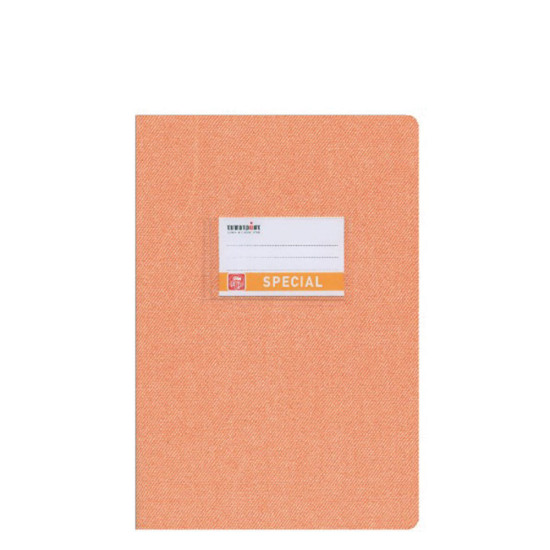 Τυποτράστ Special jeans 4166 τετράδιο καρφίτσα ριγέ 17x25cm 50φ πορτοκαλί