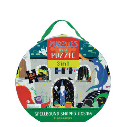 Floss & Rock 42P6337 puzzle 3 σε 1 100τμχ Spellbound castle