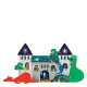 Floss & Rock 42P6337 puzzle 3 σε 1 100τμχ Spellbound castle