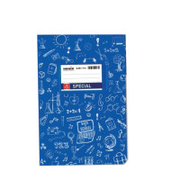 Τυποτράστ 4301 τετράδιο καρφίτσα special doodles ριγέ 17x25cm 50φ μπλε