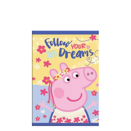 Pegga pig 482260 τετράδιο καρφίτσα 40φ