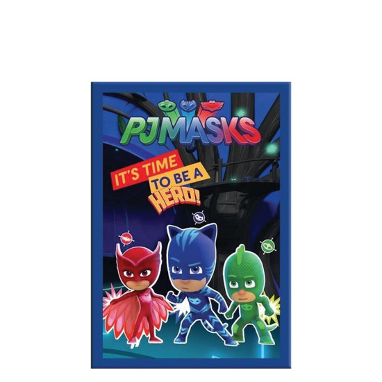 Pj masks 484010 τετράδιο καρφίτσα 17x25 40φ
