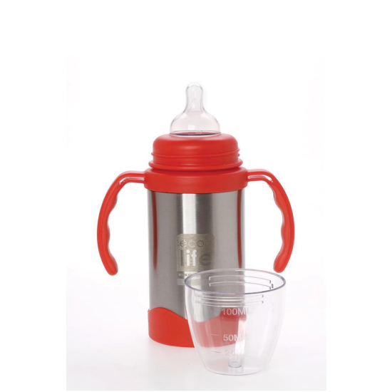 Ecolife 33-BO-5003 μεταλλικό μπιπερό baby Thermos 300ml κόκκινο