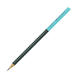 Faber Castell 517012 grip μολύβι δίχρωμο μαύρο/τιρκουάζ