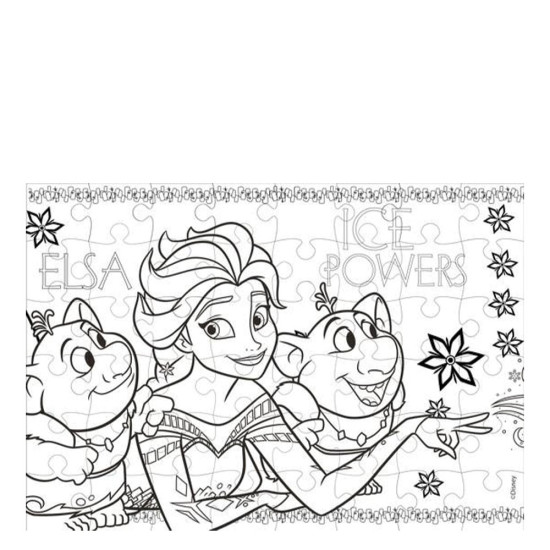 Luna 562069 puzzle χρωματισμού κύβος 48τμχ Frozen