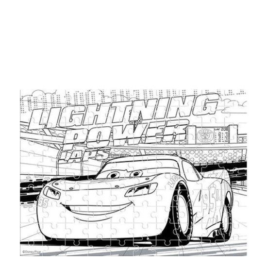 Luna 562079 puzzle χρωματισμού 100τμχ Cars