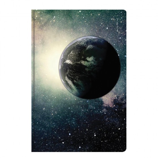 Contax 57306 ημερολόγιο 2024 ημερήσιο 14x21cm, Πλανήτης Γη